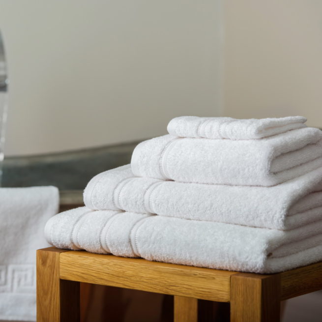 White Eclipse towels